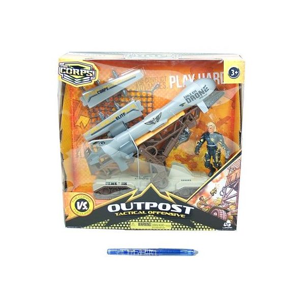 Voják set Corps 23 cm  2 ass   ****