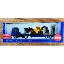 SIKU Super - dlouhý tahač s rypadlem  ****