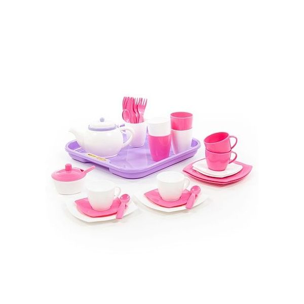 Čajová souprava Alice s tácem pro 4 osoby