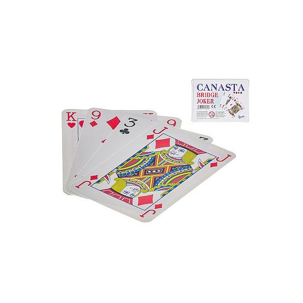 Karty Canasta 108ks v plastové krabičce ve fólii