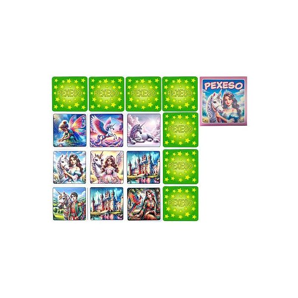 Pexeso Jednorožec 64ks v krabičce