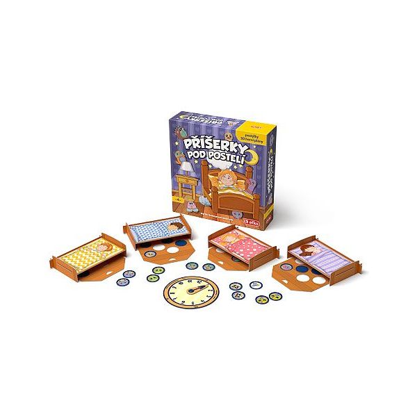 Příšerky pod postelí - dětská postřehová hra  *****