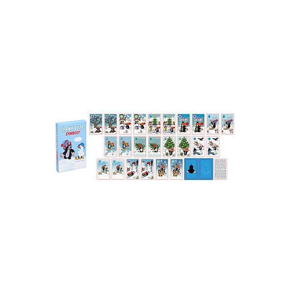 Krtek černý petr - symboly