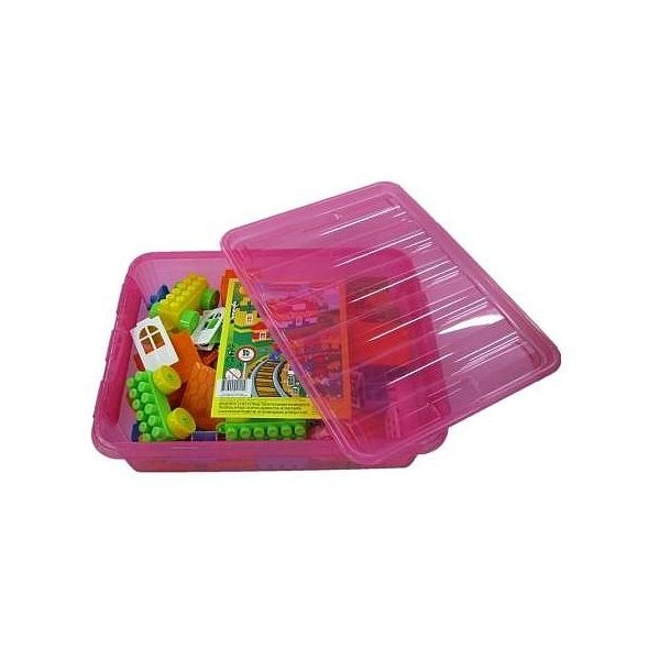 Stavebnice Stavitel 95 kostek  / +3  ****