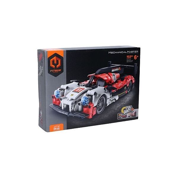 Stavebnice auto závodní 25 cm