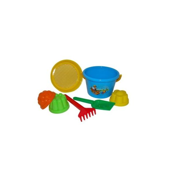 Sada na písek č. 11: Kbelíček střední: Sítko: Formičky /+1  ****