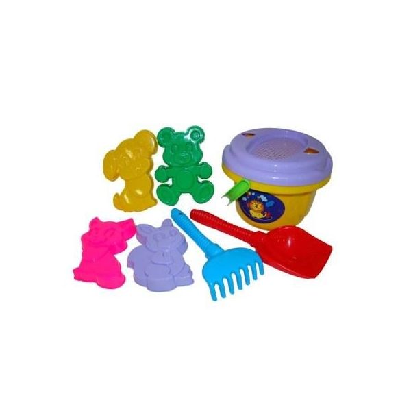 Sada na písek č. 243: Kbelíček velký: Sítko velké č.2: /+1  ****