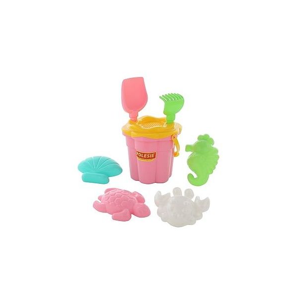 Sada na písek č. 307: Kbelíček střední-tvar květ: Sítko /+1 ****