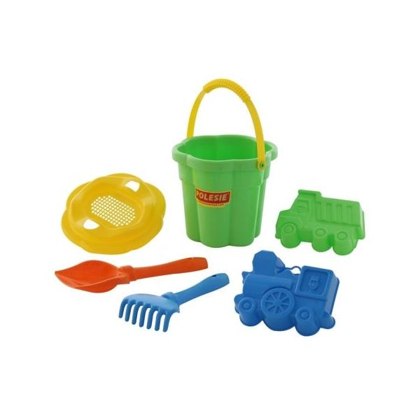 Sada na písek č. 319: Kbelíček - tvar květ č.3