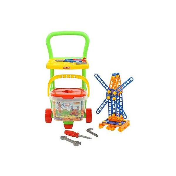 Sada č. 542: Vozík Caddie + Stavebnice Malý inženýr 20  /+3 ****
