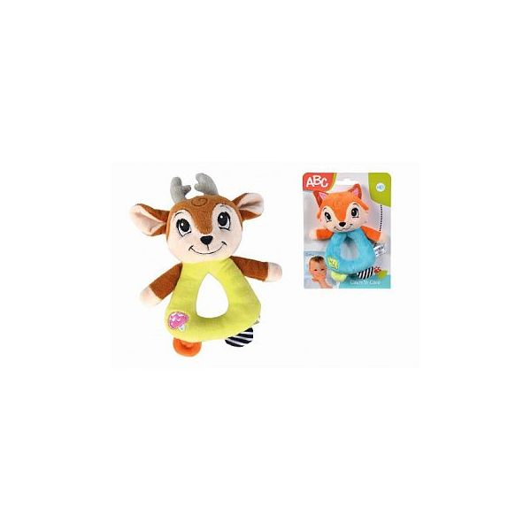 Plyšové chrastítko zvířátko Forest Friends 19 cm 2 druhy  ****