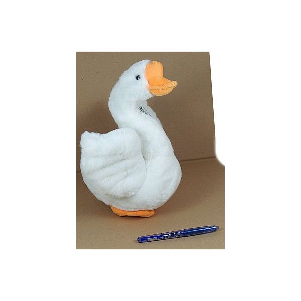 Labuť plyšová 30cm 0m+
