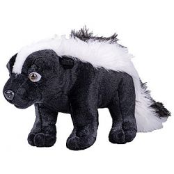 Skunk pruhovaný plyšový 50cm stojící 0m+