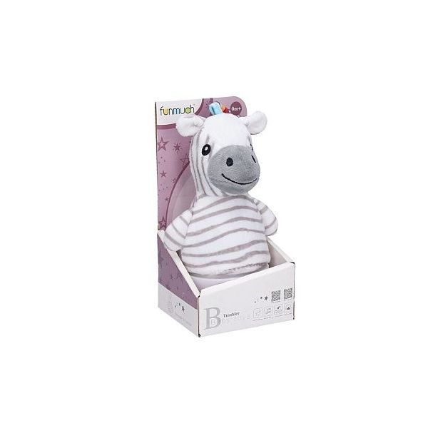 Usínací zebra Roly Poly s efekty 16 cm