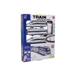 Vlak RC na dálkové ovládání s dráhou set 62x62 cm