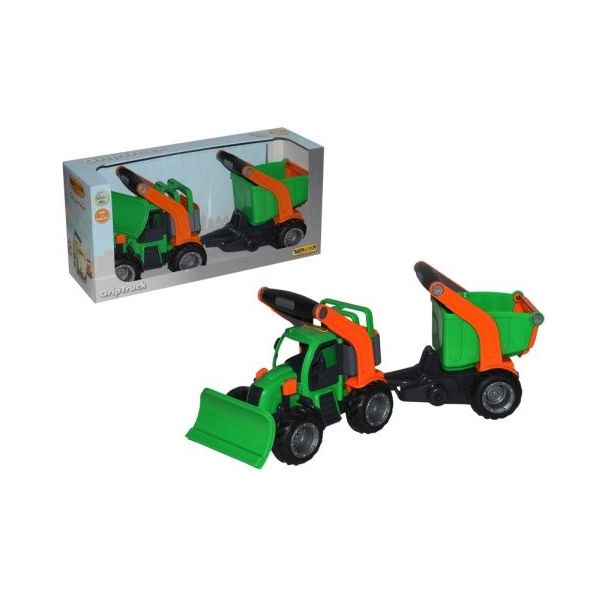 Traktor GripTruck odklizeč sněhu s návěsem /+1  ****