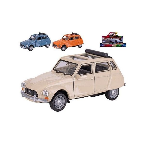 Welly Citroen Dyane 12cm kov zpětný chod 3barvy