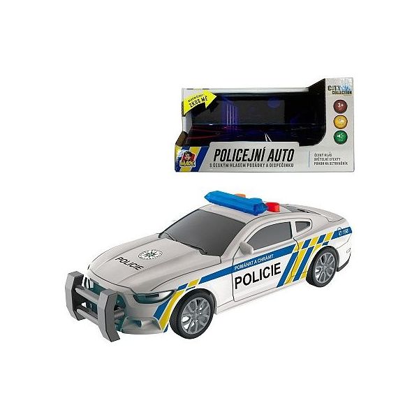 Policejní auto na setrvačník