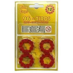 Kapslíky do revolveru a pistole kolečko 12 ran 96 ks ****