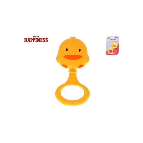 Chrastítko kačenka 13cm 3m+ na kartě