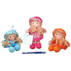 Panenka hadrová 20 cm 3 druhy