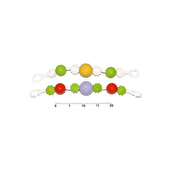 Řetěz na kočárek - kytičky