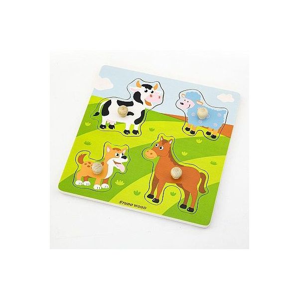 vkládačka Farma 4 díly