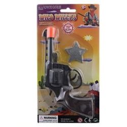 Pistole kapsle 8 ran + odznak