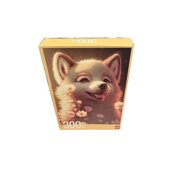 Puzzle 38x25cm pejsek 300dílků v krabičce