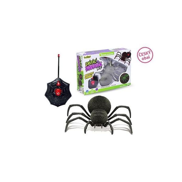 Pavouk RC svítí ve tmě 20 cm - český obal