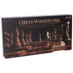 Šachy dřevěné 39cm