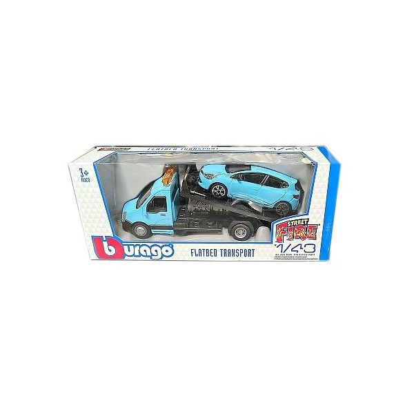 Bburago 1:43 STREET FIRE Flatbed Transport 6druhů